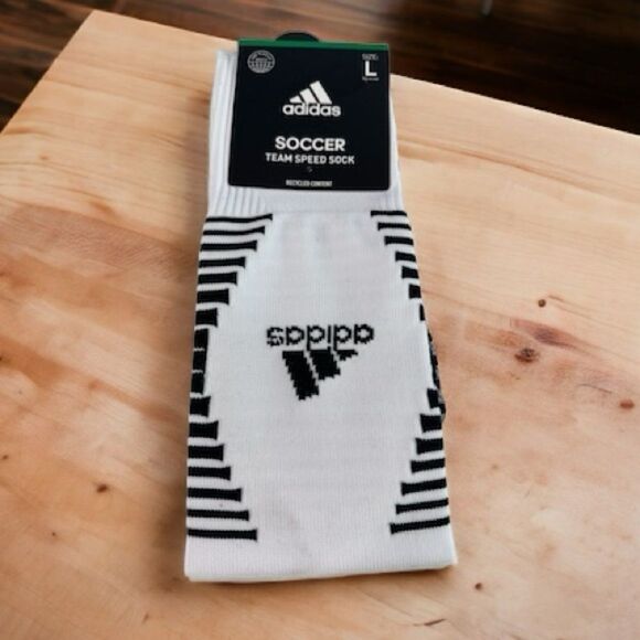 NWT Adidas Soccer Speed Sock Unisex Large - Picture 1 of 3